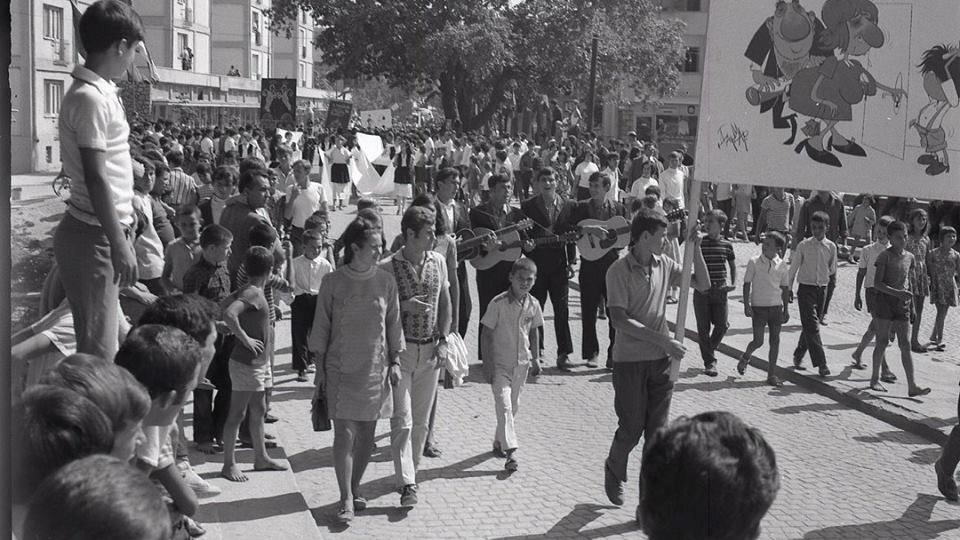 Стари  фотографии на Кавадарци-Тиквешки гроздобер 1969 година