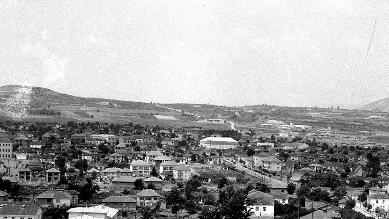 Стари фотографии на Кавадарци-Панорама 1955 година