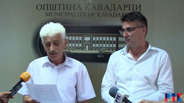 (Видео) Прес на советникот  Ташо Радњански и претседателот на Советот Ристо Сакалиев 