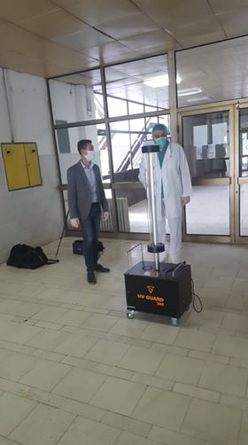 Коцев: „Болницата во Кавадарци доби донација „УВ Гард“, благодарност до македонските иноватори - апаратот ни е повеќе од неопходен„
