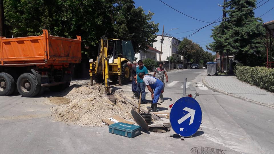 Реконструкција  н  канализација  на ул.“Пионерска“