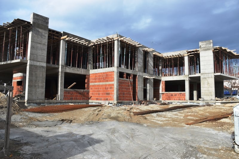 Изградбата на новиот објект на детската градинка „Рада Поцева“ се реализира според планот.