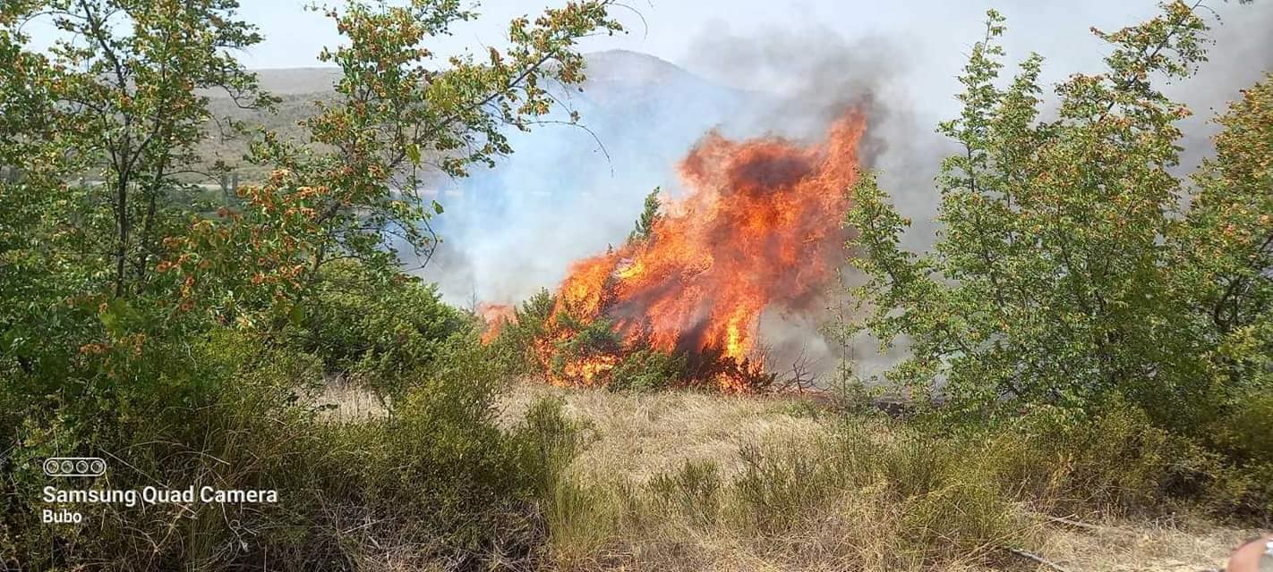 СООПШТЕНИЕ -АПЕЛ ВО ВРСКА  СО ПОЖАРИТЕ НА ОТВОРЕН ПРОСТОР