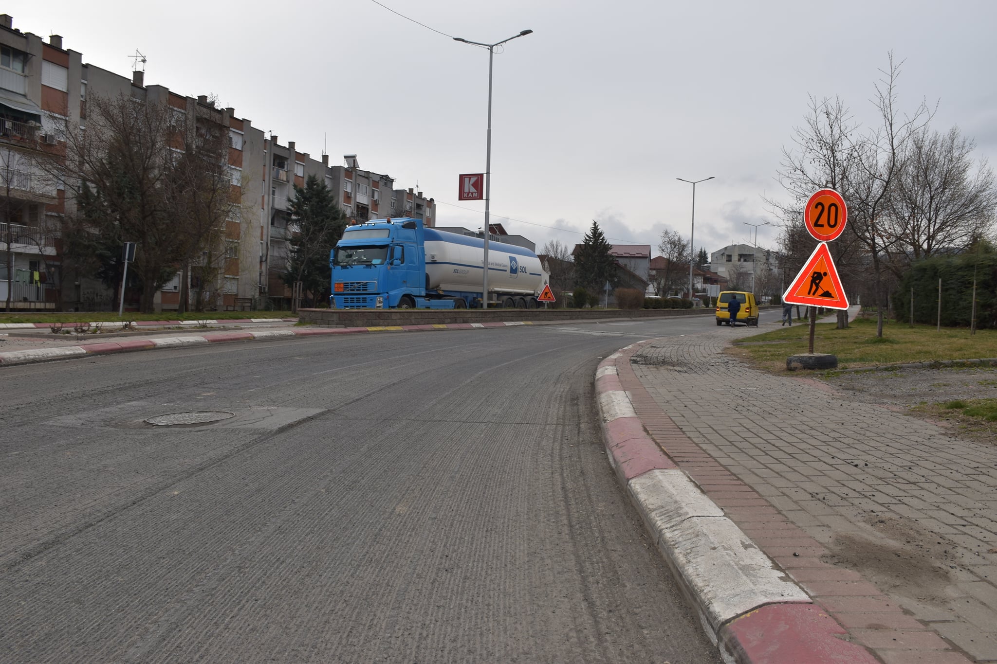 Реконструкција на улица ,,Западен булевар``